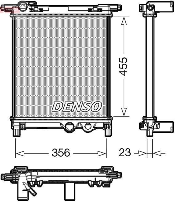 DENSO DRM32036 Kühler VW UP! 1.0 (11- )