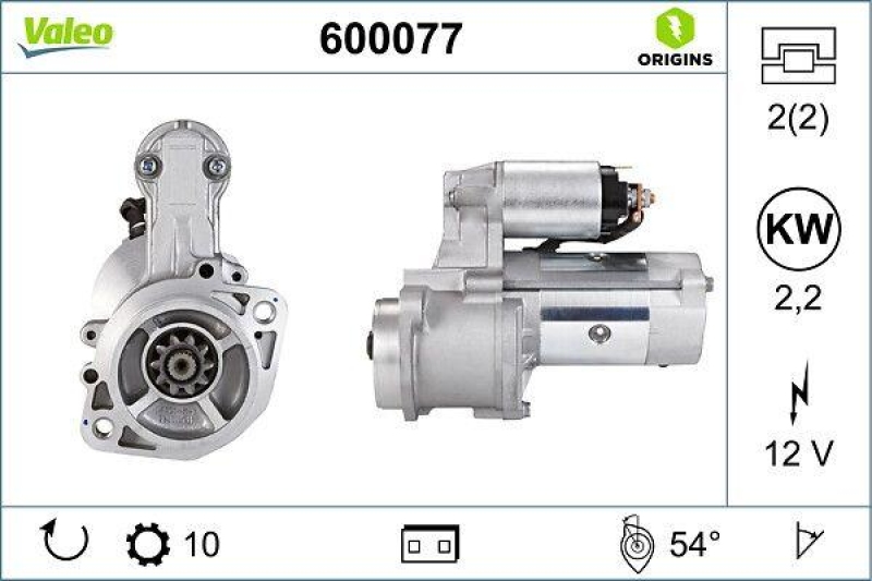 VALEO 600077 Starter Neu - ORIGINS