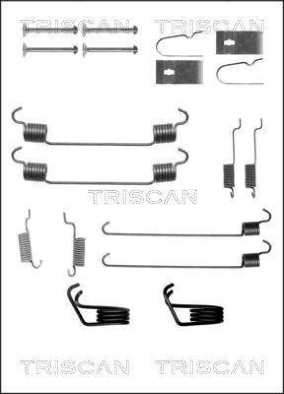 TRISCAN 8105 502557 Montagesatz F. Bremsbacken für Mazda