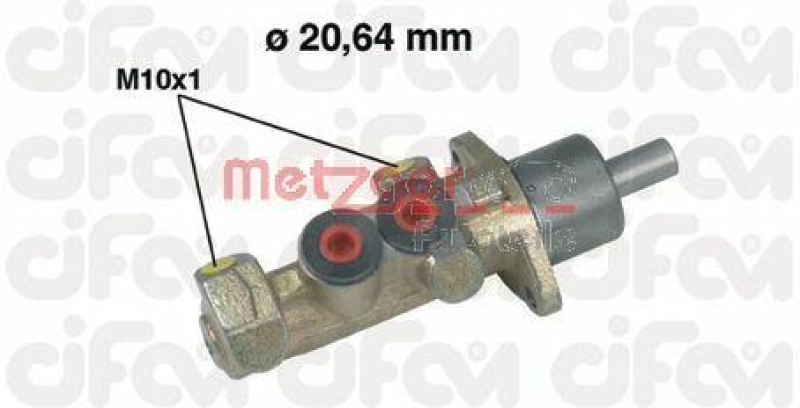 METZGER 202-242 Hydr. Hauptbremszylinder Cifam für RENAULT