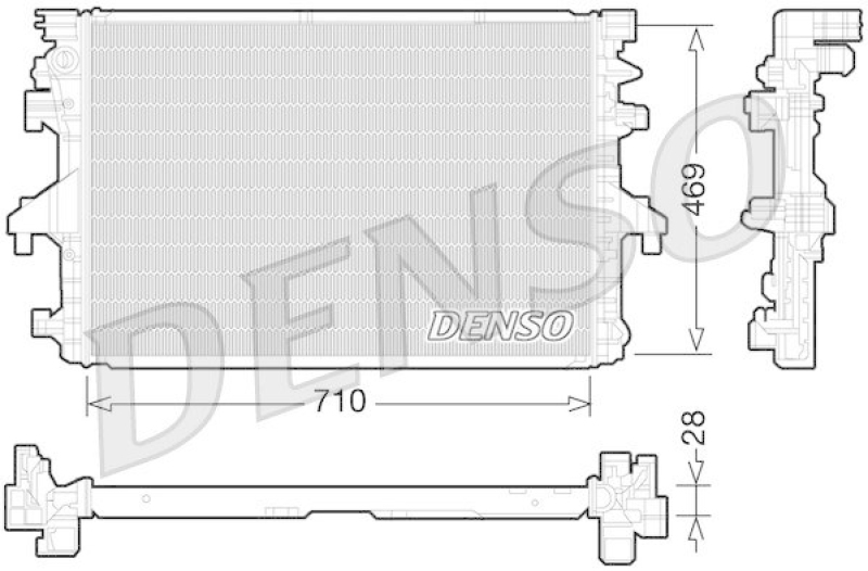 DENSO DRM32038 Kühler VW TRANSPORTER