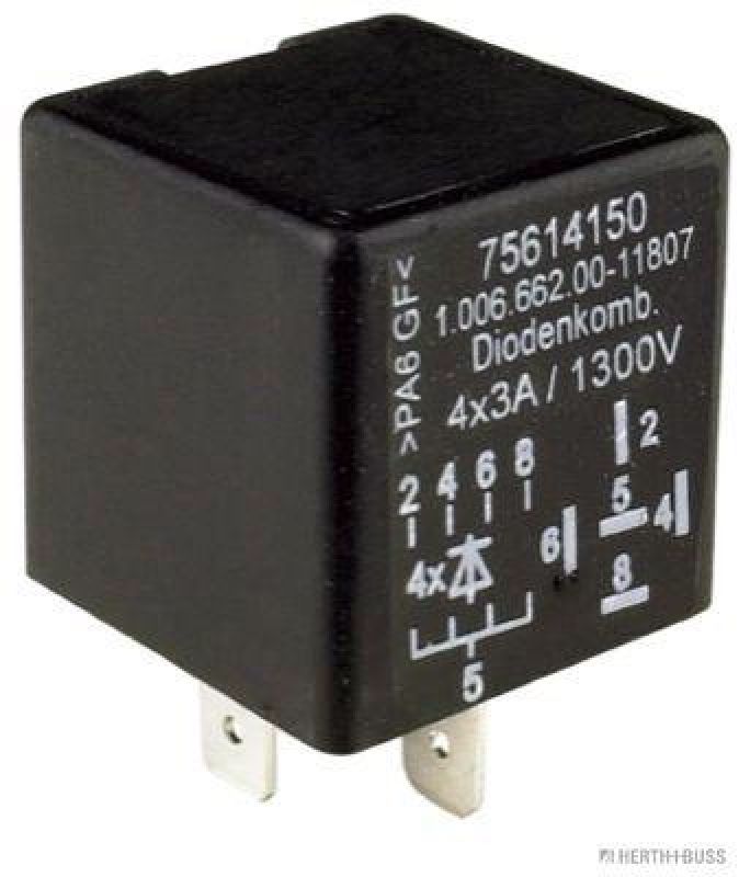 HERTH+BUSS ELPARTS 75614150 Diode