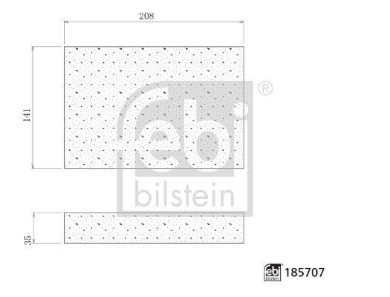 FEBI BILSTEIN 185707 Innenraumfilter für John Deere