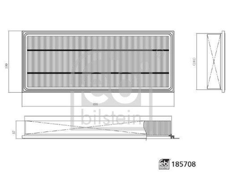 FEBI BILSTEIN 185708 Innenraumfilter für Massey Ferguson