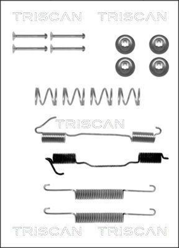 TRISCAN 8105 652160 Montagesatz F. Bremsbacken für Saab 95, 96