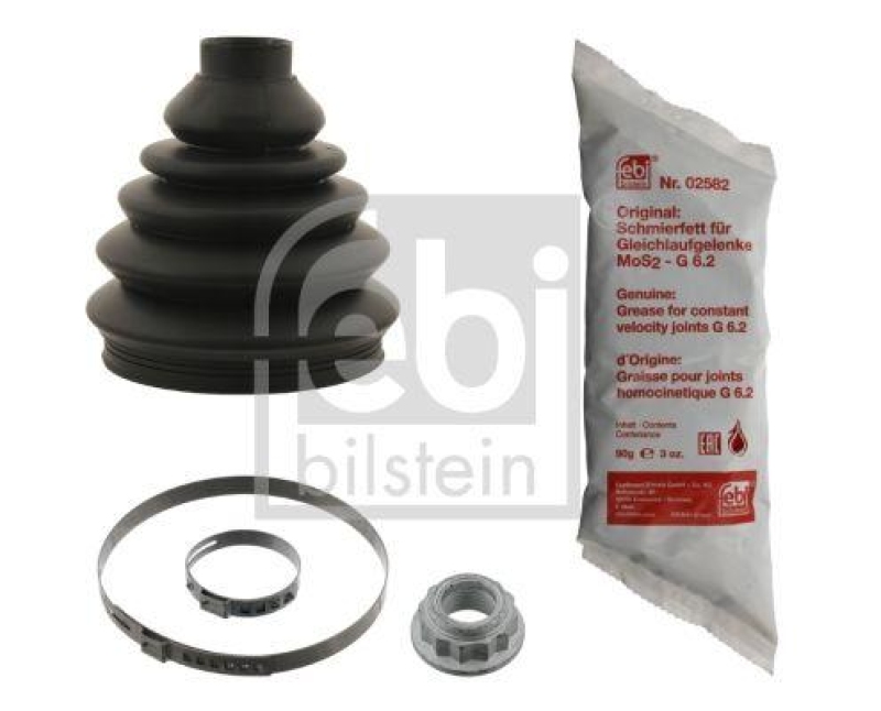 FEBI BILSTEIN 30142 Achsmanschettensatz mit Achsmutter für VW-Audi