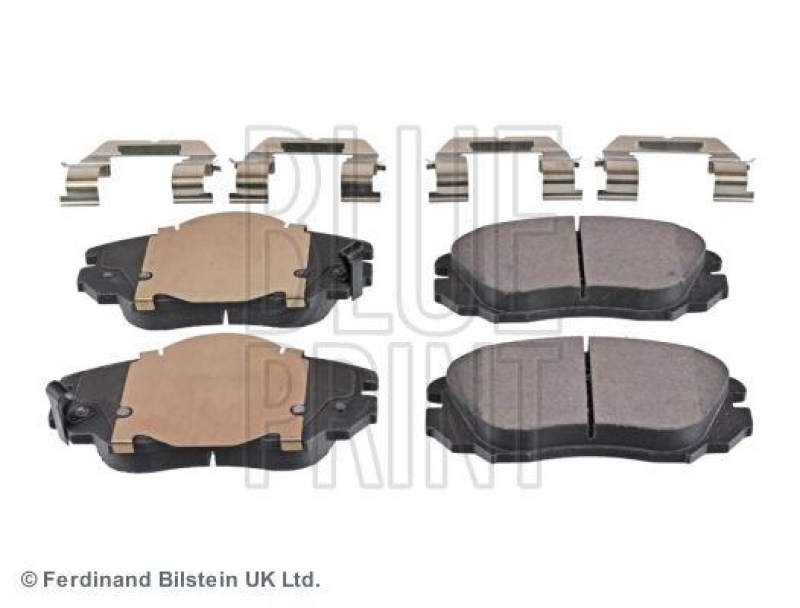 BLUE PRINT ADG042157 Bremsbelagsatz mit Befestigungsmaterial f&uuml;r CHEVROLET/DAEWOO