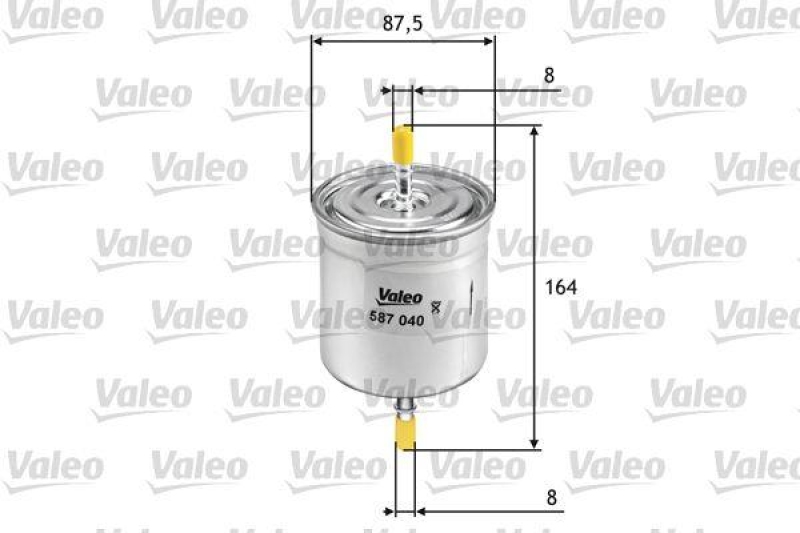 VALEO 587040 Kraftstofffilter, Benzin