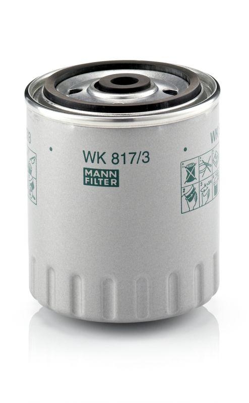 MANN-FILTER WK 817/3 x Kraftstoffilter für Mercedes-Benz