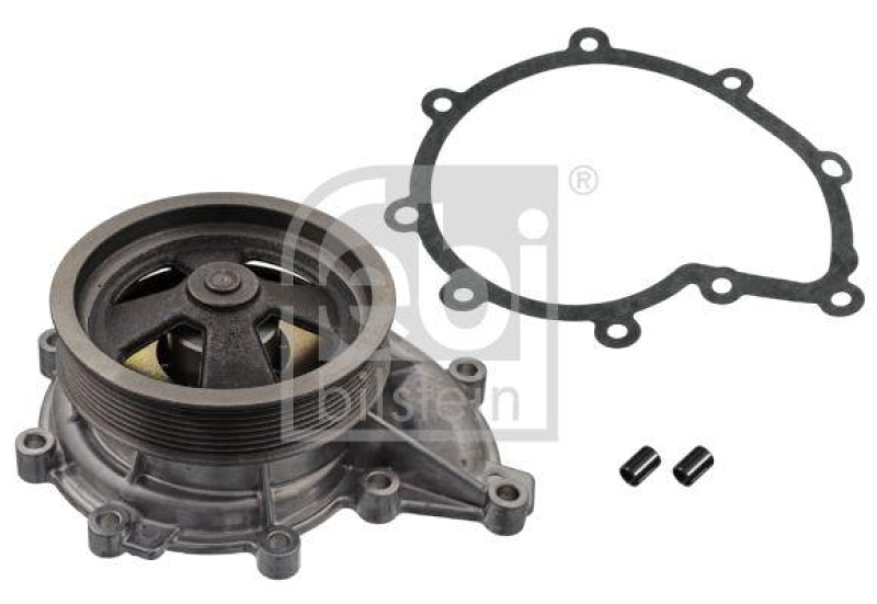 FEBI BILSTEIN 21591 Wasserpumpe mit Riemenscheibe und Dichtungen f&uuml;r Scania