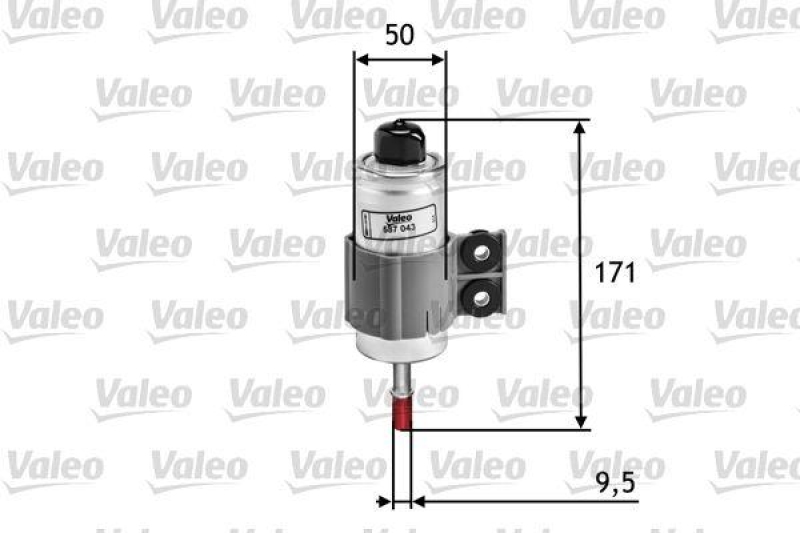 VALEO 587043 Kraftstofffilter, Benzin