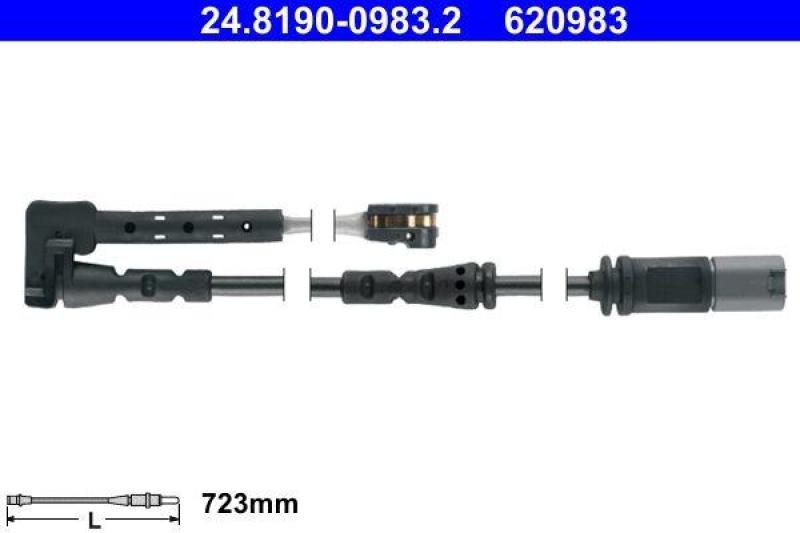 ATE 24.8190-0983.2 Warnkontakt für BMW 1 (F40) 2 Active Tourer (F45) (13-) X1 (F48) (14-) X2 (F39)