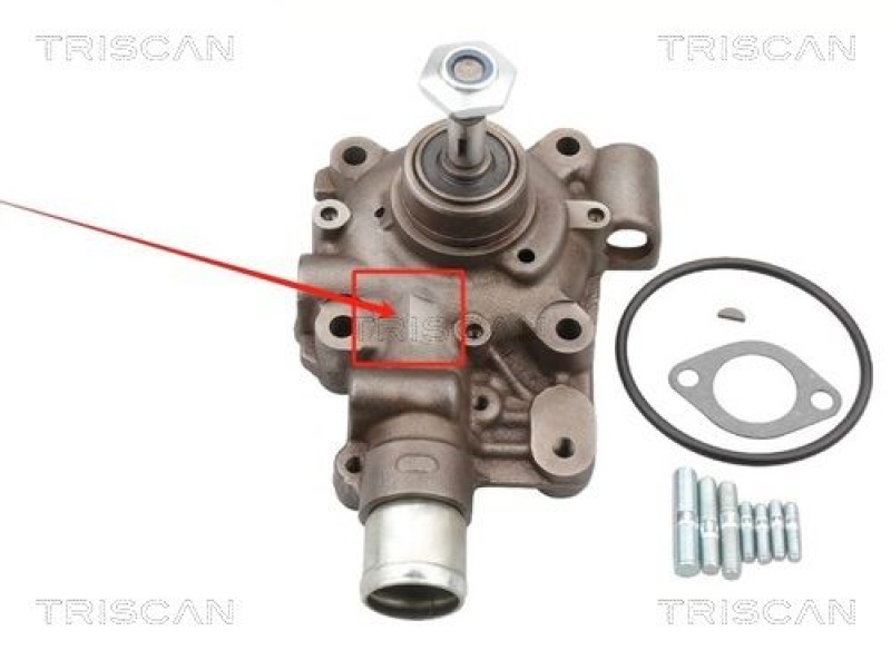 TRISCAN 8600 15040 Wasserpumpe für Iveco