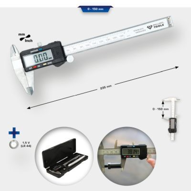 KS TOOLS BT114900 Digital-Messschieber