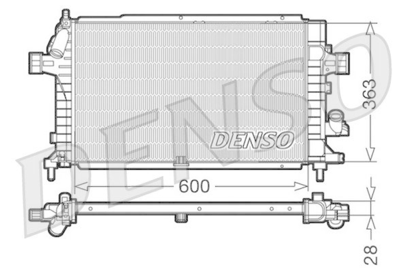 DENSO DRM20100 Kühler OPEL ASTRA H Estate (L35) 1.7 CDTI (2007 - )