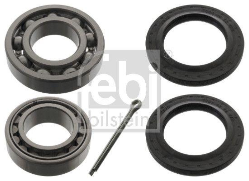 FEBI BILSTEIN 03691 Radlagersatz mit Wellendichtringen und Splint für VW-Audi