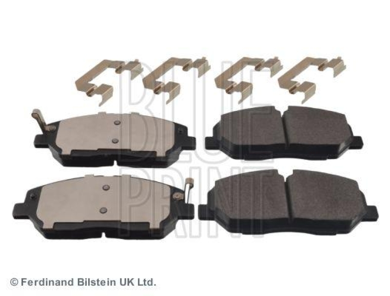 BLUE PRINT ADG042171 Bremsbelagsatz mit Befestigungsmaterial f&uuml;r HYUNDAI