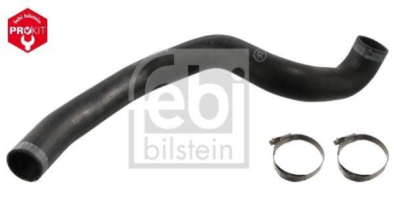 FEBI BILSTEIN 49135 Kühlwasserschlauch mit Schlauchschellen für Iveco