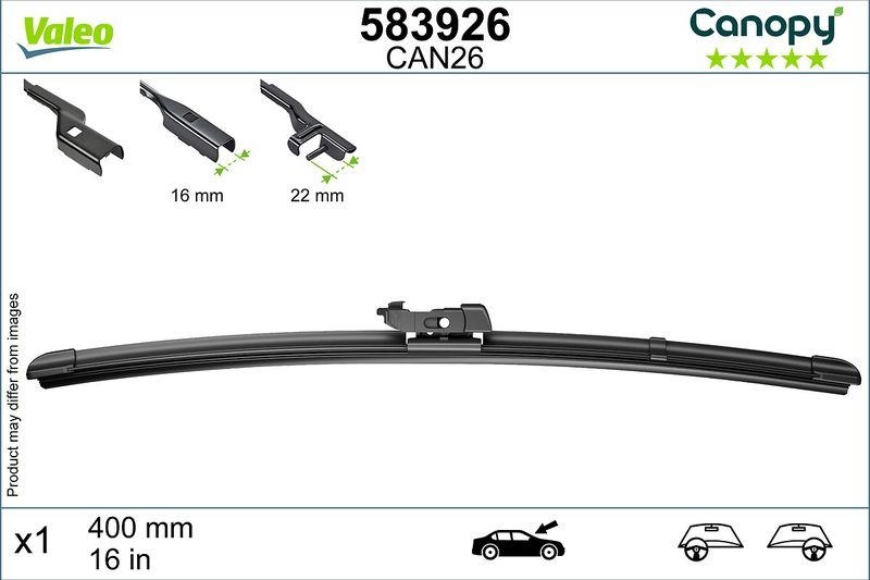 VALEO 583926 Canopy CAN26 x1