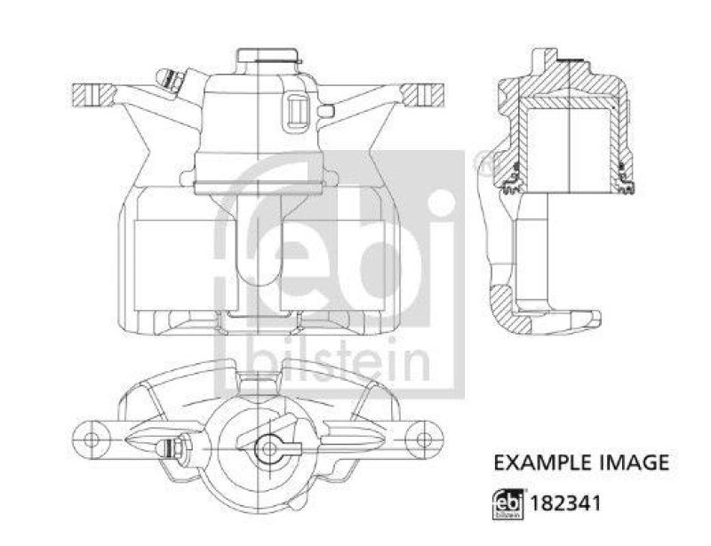 FEBI BILSTEIN 182341 Bremssattel für VW-Audi