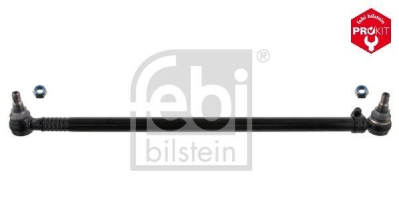 FEBI BILSTEIN 17484 Lenkstange mit Sicherungsmuttern, vom Lenkgetriebe zur 1. Vorderachse für Mercedes-Benz