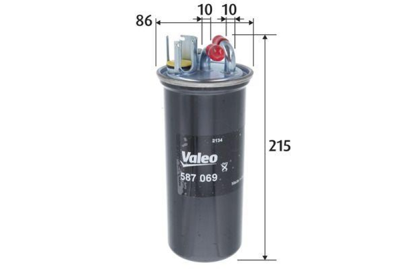 VALEO 587069 Kraftstofffilter, Diesel