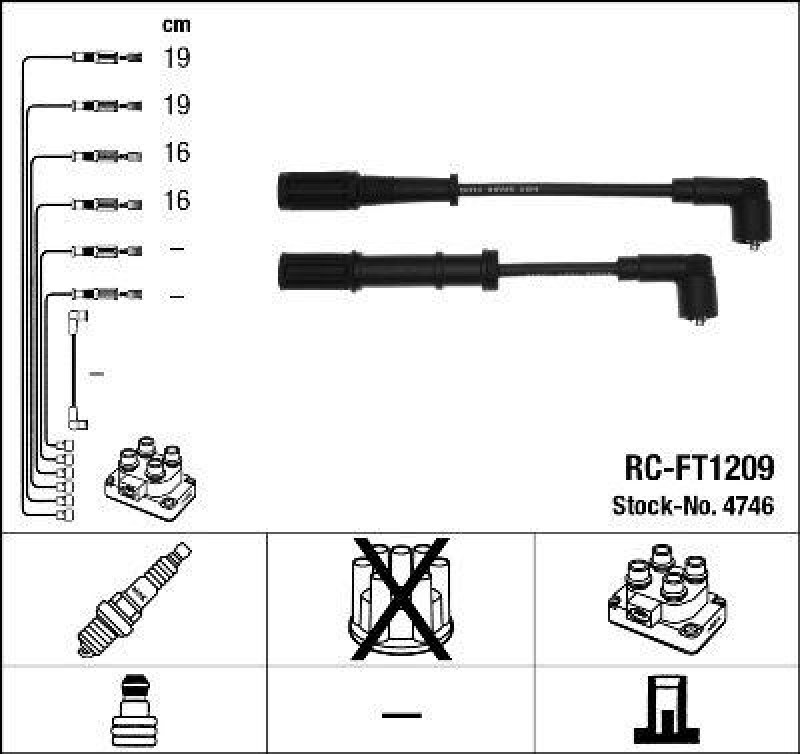 NGK 4746 Zündleitungssatz