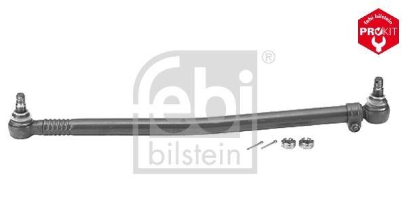 FEBI BILSTEIN 14821 Lenkstange mit Kronenmuttern und Splinten für Iveco