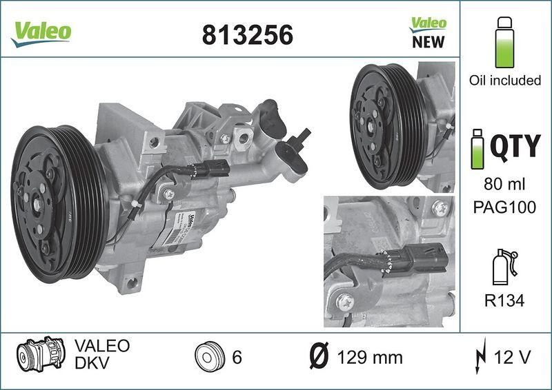 VALEO 813256 Kompressor DACIA Duster, Logan, Lodgy