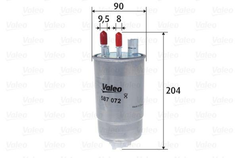 VALEO 587072 Kraftstofffilter, Diesel