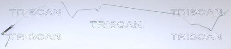 TRISCAN 8150 25231 Bremsschlauch Hinten für Renault