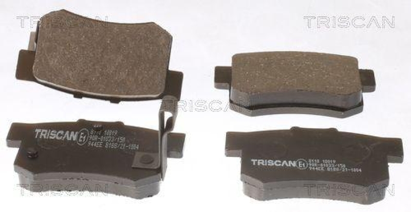 TRISCAN 8110 10019 Bremsbelag Hinten für Honda Accord, Rover 620