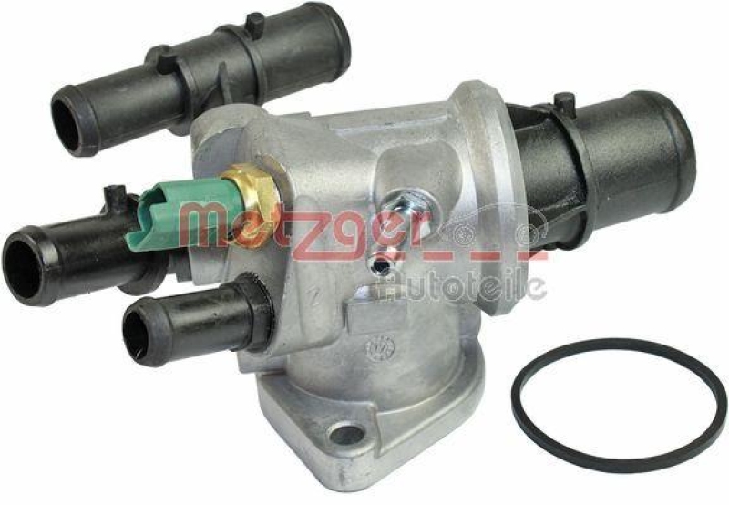 METZGER 4006265 Thermostat Kühlmittel, Mit Gehäuse für FIAT/ALFA/LANCIA/ÖFFNUNGSTEMP. [°C]88