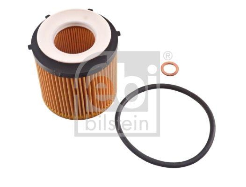 FEBI BILSTEIN 101655 Ölfilter mit Dichtringen für BMW