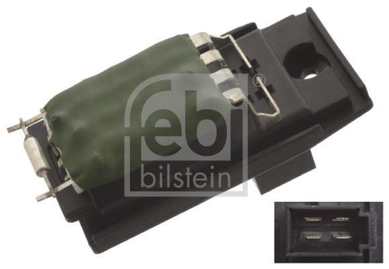 FEBI BILSTEIN 45415 Widerstand für Innenraumgebläse für Ford