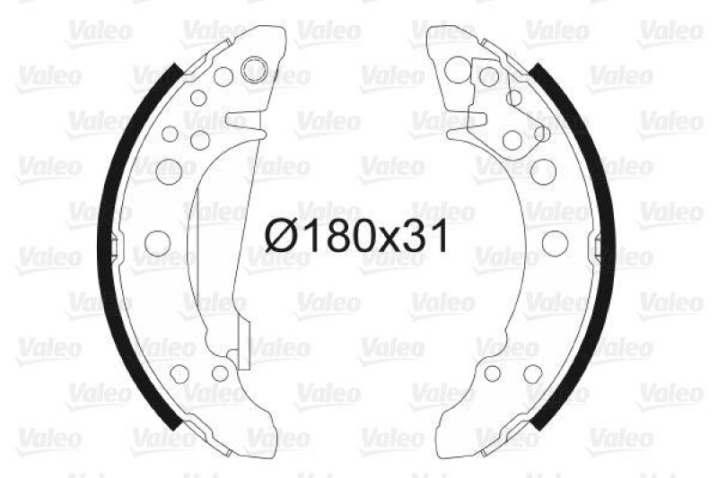 VALEO 562020 Bremsbacken-Satz