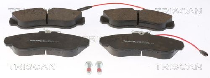 TRISCAN 8110 10021 Bremsbelag Vorne für Citroen Jumper, Peugeot Bo