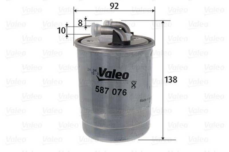 VALEO 587076 Kraftstofffilter, Diesel