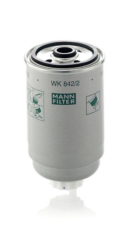 MANN-FILTER WK 842/2 Kraftstoffilter für Iveco Irisbus