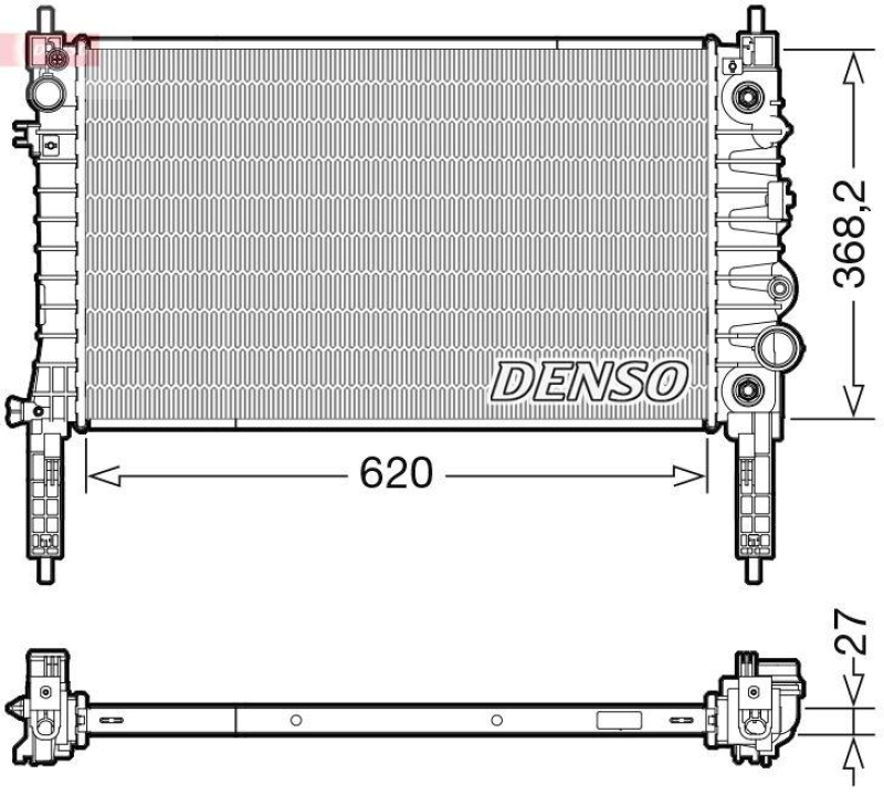 DENSO DRM20119 Kühler OPEL MOKKA / MOKKA X (J13) 1.4 1.4 (01-)