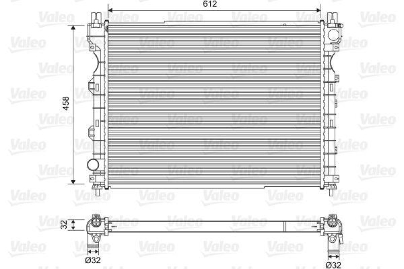 VALEO 701567 Motorkühler LR FREELANDER 2.0 TD4