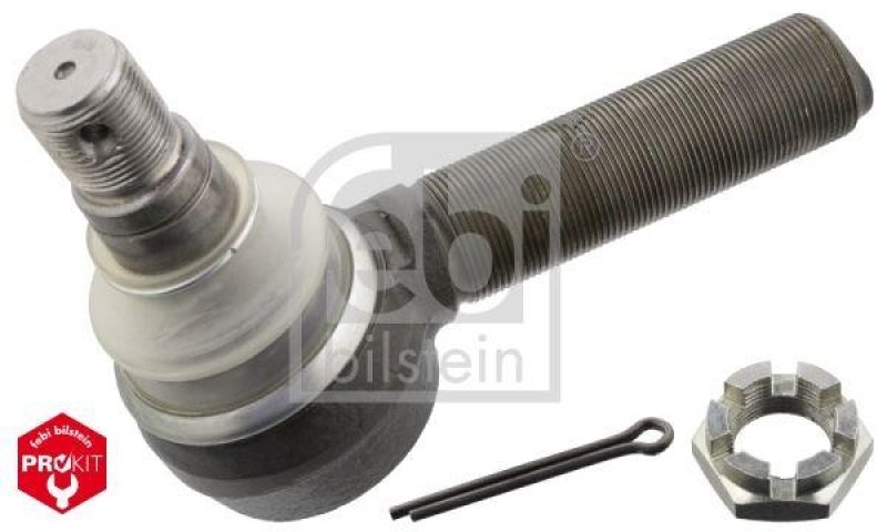 FEBI BILSTEIN 104225 Kugelgelenk mit Kronenmutter und Splint für Iveco