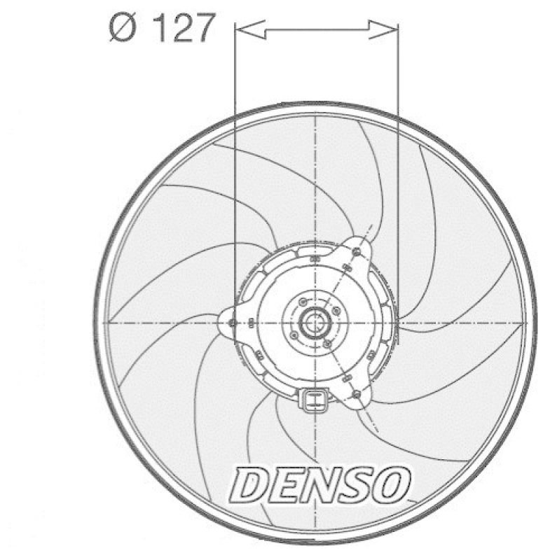 DENSO DER21003 Kühlerlüfter