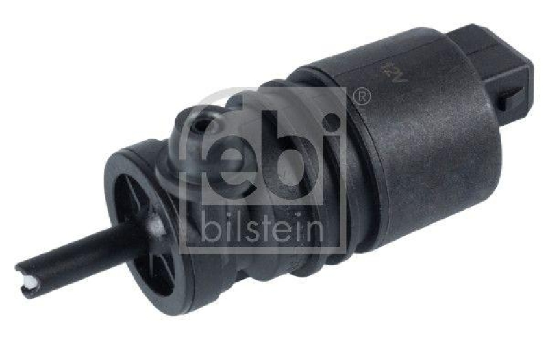 FEBI BILSTEIN 109281 Waschwasserpumpe für Scheinwerferreinigungsanlage, mit Dichtring für NISSAN