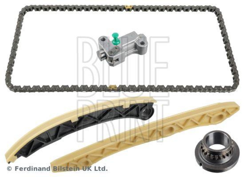 BLUE PRINT ADH27341 Steuerkettensatz für Nockenwelle, mit Gleitschienen und Kettenspanner für HONDA