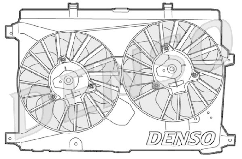 DENSO DER01015 Kühlerlüfter ALFA ROMEO 159 Sportwagon (939) 2.4 JTDM (2006 - 2011)