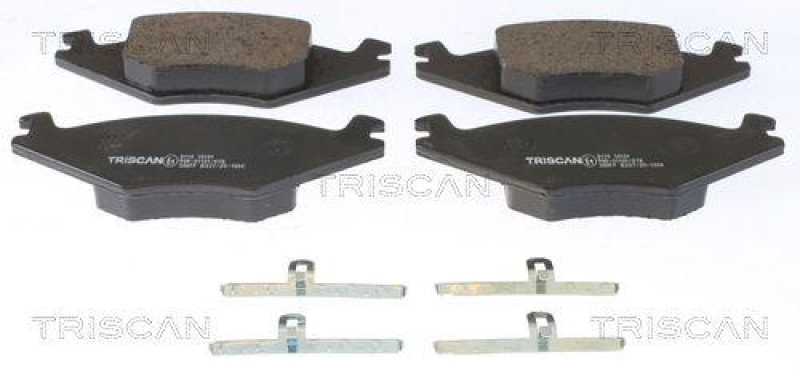 TRISCAN 8110 10101 Bremsbelag Vorne für Seat, Vw