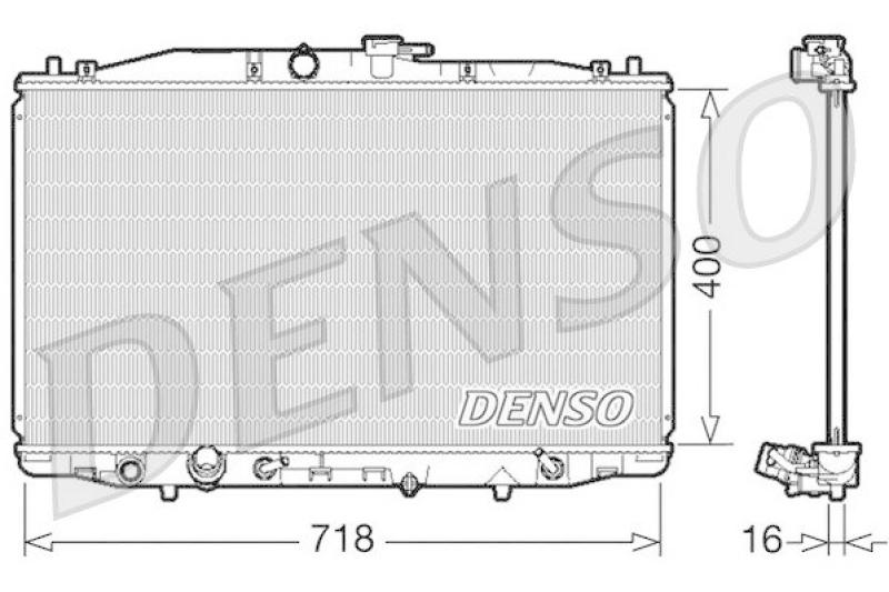 DENSO DRM40023 Kühler HONDA ACCORD VII (CL) 2.4 (CL9) (2003 - )