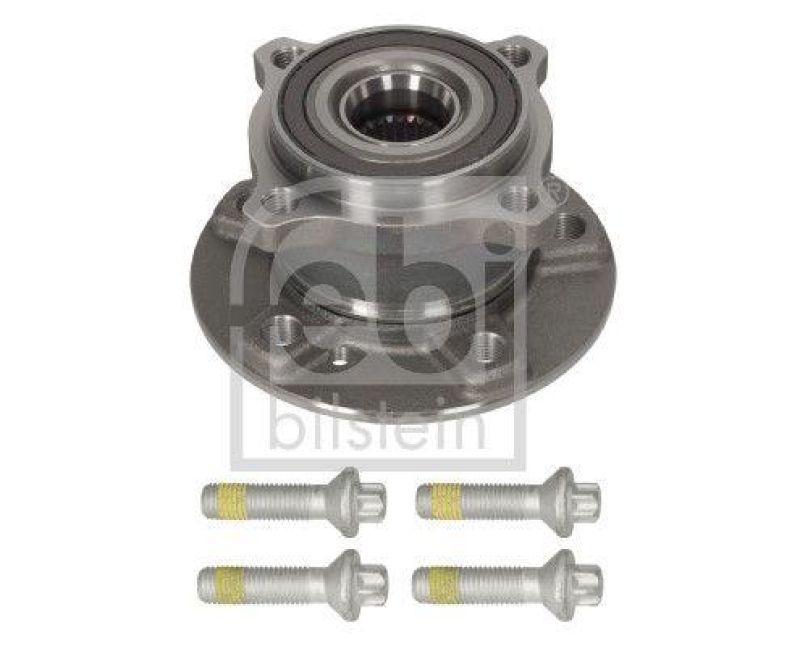 FEBI BILSTEIN 185738 Radlagersatz mit ABS-Impulsring und Schrauben für Mercedes-Benz