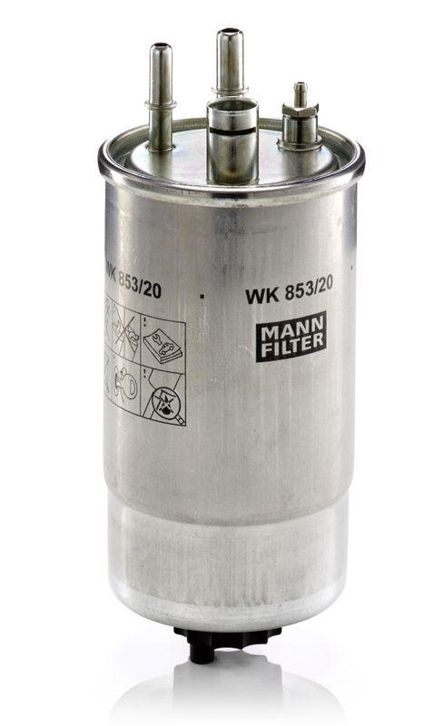 MANN-FILTER WK 853/20 Kraftstoffilter für Fiat Gruppe